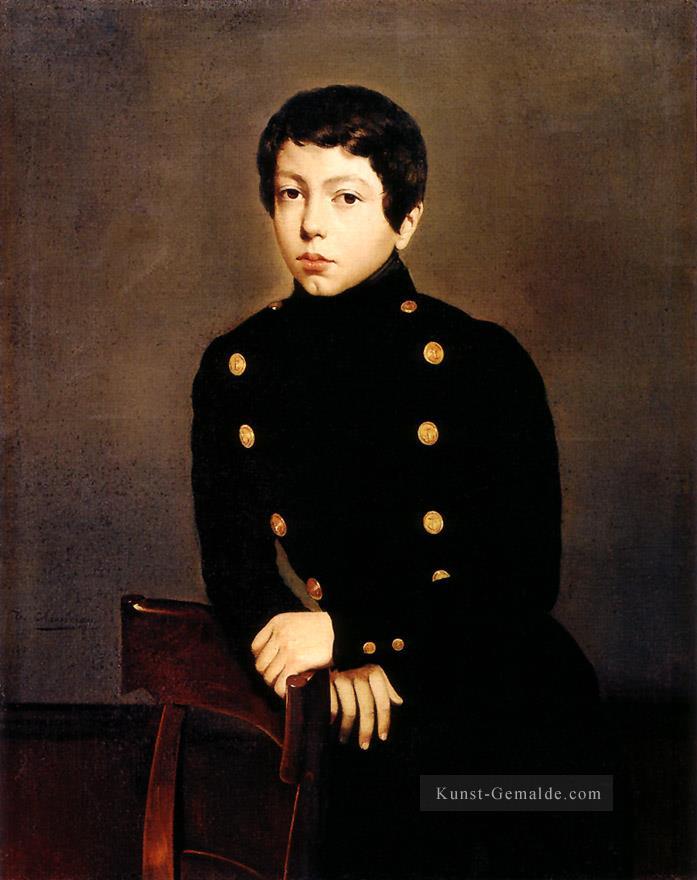 Porträt von Ernest Chasseriau der Maler Bruder in der Uniform des Eco romantische Theodore Chasseriau Ölgemälde